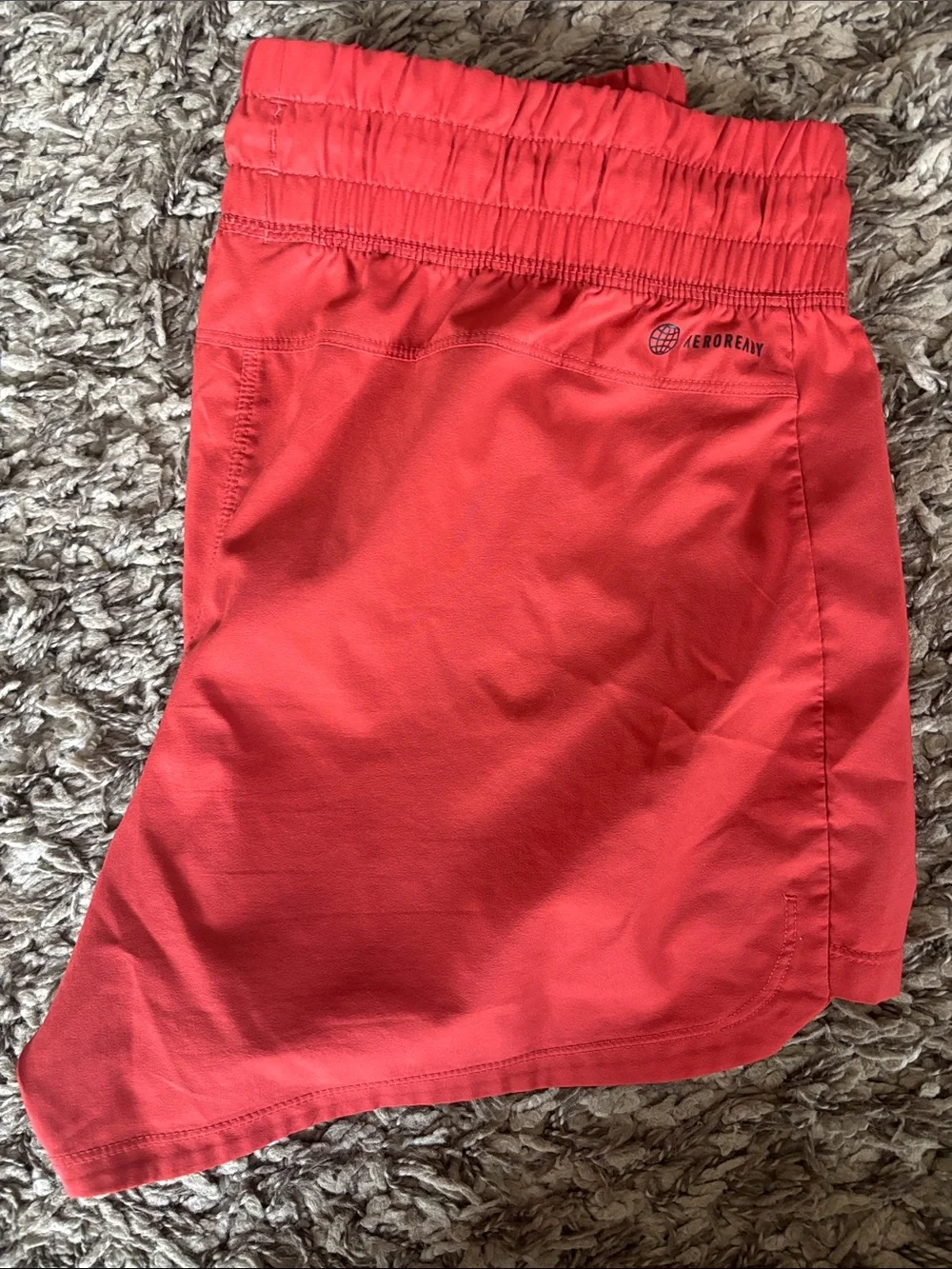 adidas Women’s Terracotta Red Performance Aeroready Running Shorts